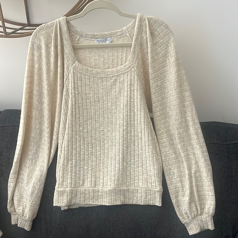 Michael Stars for EVEREVE “Polly Square Neck Top” size small